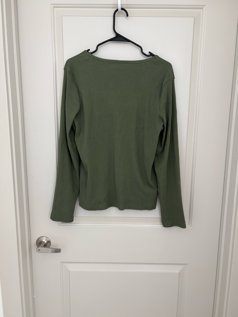 Pact Olive Green Long-Sleeve Henley Top NWOT Size XXL Organic Cotton - Picture 2 of 5